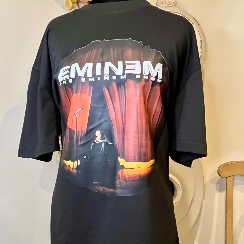 Vintage-Style 2002 The Eminem Show Album T-Shirt Black Rap Tee XL 100% Cotton - Picture 2 of 5
